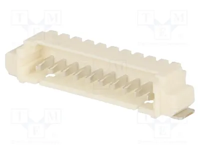 Immagine prodotto di 1 connettore maschio PicoBlade per circuito stampato, 1,25 mm, 10 pin. Codice: 53261-1071, marca Signteckve