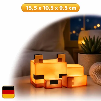Immagine prodotto di Lampada da comodino Minecraft, lampada notturna a LED, luce notturna, atmosfera per la cameretta dei bambini