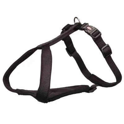 Obrázok produktu pre Trixie Premium Y-harness - čierny - 85-105 cm/25 mm