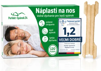 Obrázok produktu pre Perfect-Sleep24® 120-dielne nosové pásiky znižujú chrápanie | Prírodné náplasti na spanie | Podpora spánku šetrná k pokožke, productTiles.product.images.aiGenerated
