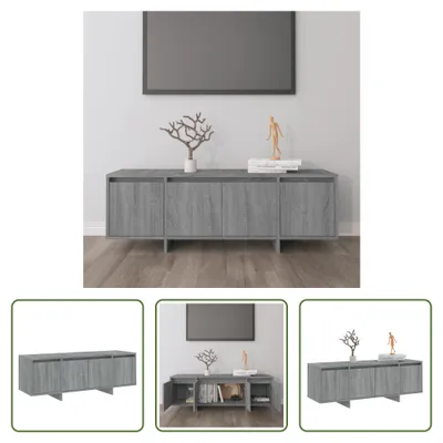 Produktbild von The Living Store TV-Schrank Grau Sonoma 120x30x40,5 cm Holzwerkstoff