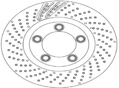 Produktbild von TRW Bremsscheibe Vorne Links für PORSCHE 911 (997) 330mm DF6542S