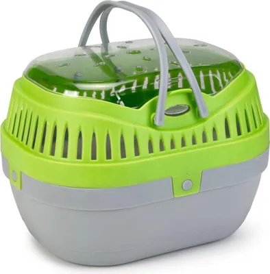 Image de Beeztees Travica - Boîte de transport - vert/gris - 27x20 cm