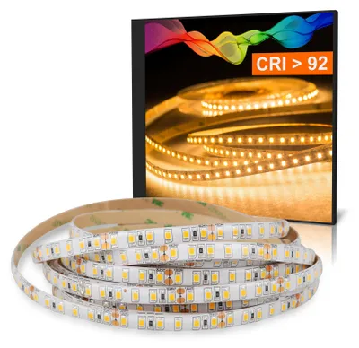 Produktbild von LED Strip 2835 Warmweiß (2700K) CRI 92 72W 5 Meter 24V IP44