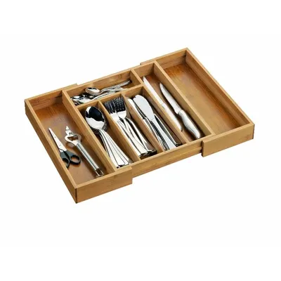 Produktbild von Esmeyer variabler Besteckkasten SIMON aus Bambusholz, 290-078