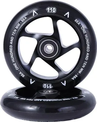 Image de ACTA Roues Trottinette Freestyle - SuperLight (x2 /Paire) - 110 mm - Noir