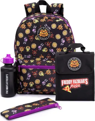 Produktbild von Five Nights At Freddys - Sada batohů NS6851 (jedna velikost) (černá/fialová)
