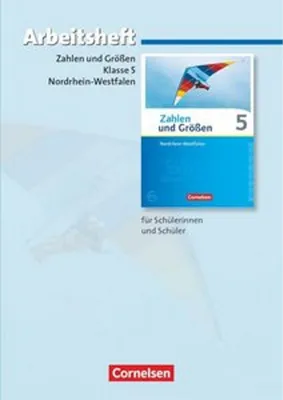 Obrázek produktu pro Zahlen und Größen - Nordrhein-Westfalen Kernlehrpläne - Ausgabe 2013 - 5. Schuljahr