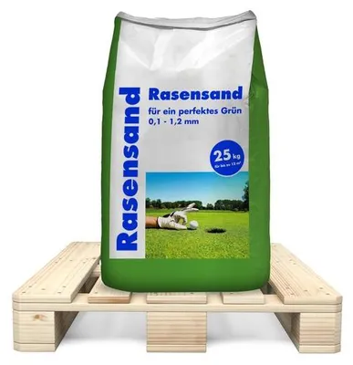 Produktbild von Rasensand 1125 kg, Körnung 0,1-1,2 mm, doppelt gewaschen, feuergetrocknet, kantengerundet