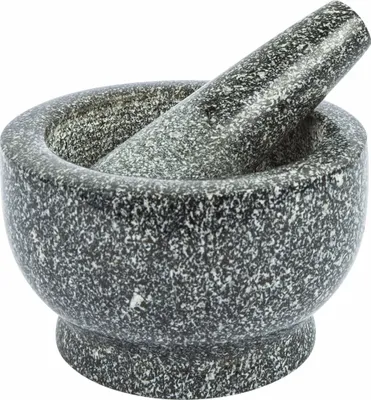 Produktbild von Granitküchenmörser mit Stößel, Granit Küchen Mörser