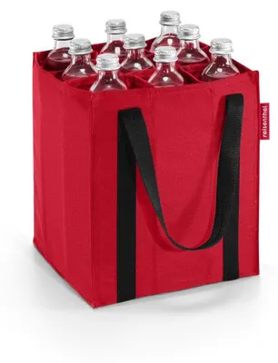 Image de reisenthel bottlebag, sac pour 9 bouteilles, cabas pour les courses, rouge, ZJ3004