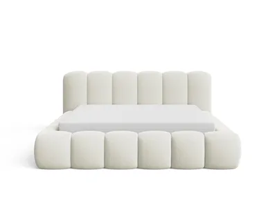 Produktbild von Chilly Möbel Design Polsterbett Stone Beige Bouclé Stoff 160x200 cm mit Stauraum Quelle 02