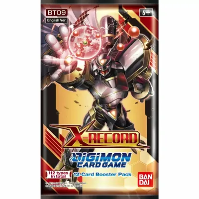 Produktbild von Digimon Card Game - BT09 - X Record Booster - englisch