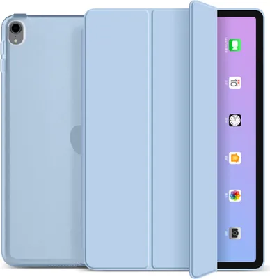 Produktbild von Hülle für Apple iPad Air 11" (2026/2025/2024) M4 M3 M2 & iPad Air 10.9" (2022/2020) Case Smart Cover Etui Tasche Wake Up Sleep Funktion - ICE BLUE