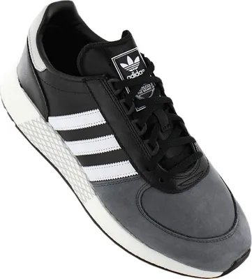 Produktbild von adidas Marathon Tech Boost - Herren Schuhe Leder Schwarz-Grau EF4396 , Größe: EU 42 2/3 UK 8.5