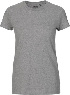Immagine prodotto di Neutral O81001 | donna Maglietta aderente / 100% cotone equosolidale - Colore: Grigio Sportivo - Taglia: M