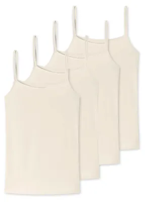 Produktbild von Schiesser Uncover Damen Spaghettitop 4-Pack  - sortiert 1 - Größe L