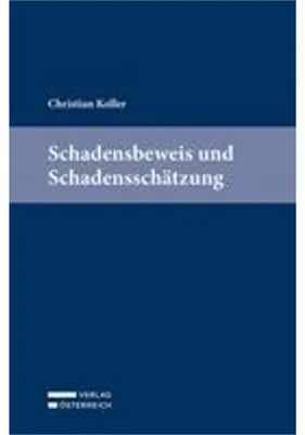 Zdjęcie produktu dla Schadensbeweis und Schadensschätzung