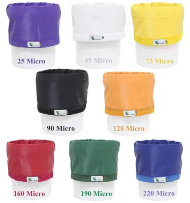 Bubble Bag Set 4 l, 25 µm, 8 Taschen, Extraktion, Kräuter