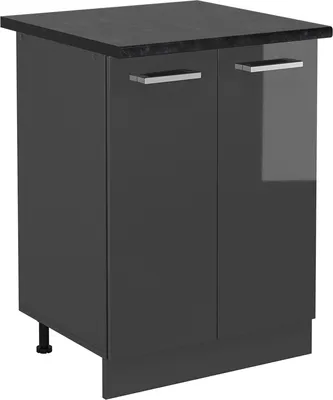 Obrázok produktu pre Kuchynská spodná skrinka Vicco R-Line Antracit vysoký lesk 60 cm , AP Antracit, Model 53600