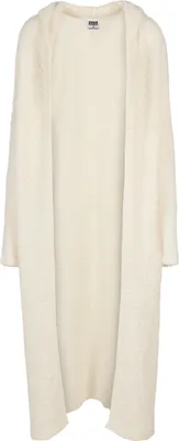 Image de Cardigan à capuche Urban Classics Ladies Feather, couleur « whitesand » - L