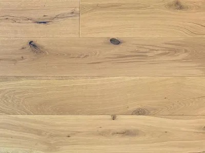 Produktbild von BASICfloor | 2,812 m² | Braun 14mm Parkett Eiche Landhausdiele, Handgehobelte Rohholzoptik, 3 Schicht Klickparkett, Rustikale Oberflächenstruktur, Naturgeölt, 3mm Nutzschicht, Verlegefertig