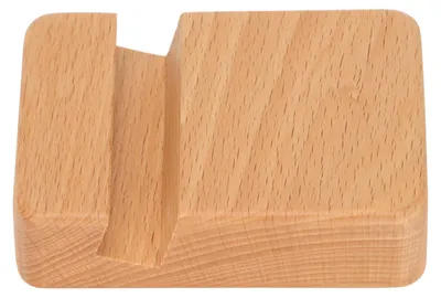 Produktbild von Handyhalter aus Holz, Handyständer, Holz, universelle Smartphone-Desktop-tragbare Halterung