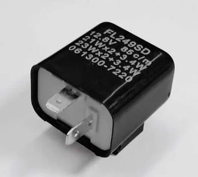 Produktbild von SHIN YO Blinkrelais 2Pol 12V 21W schwarz