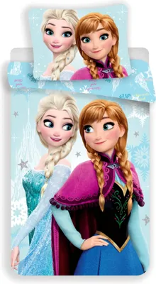 Image de Disney Frozen Bettbezug Anna & Elsa - 140 x 200 cm - Baumwolle - 70 x 90 cm