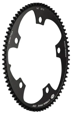 Produktbild von Das vordere Kettenrad steuert das CDX-Tandem mit Carbonantrieb