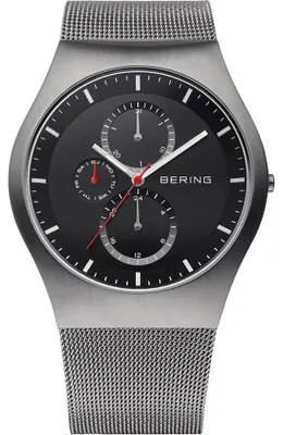 Image de BERING Classic Montre multifonctions homme argent/noir 11942-372