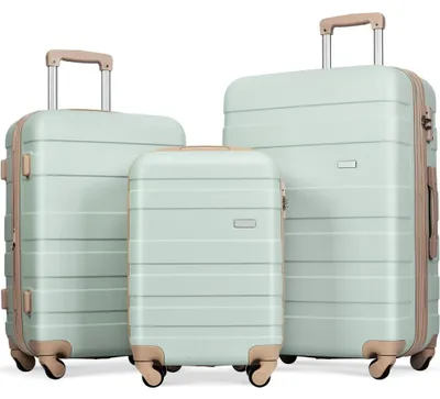 Produktbild von Koffer-Set – Reisekoffer-Set – Hartschalenkoffer – Rollkoffer – Reisegepäck – ABS-Hartschale