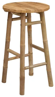 Image de vidaXL Rangement de jardin naturel Ø 38 x 68 cm en bambou