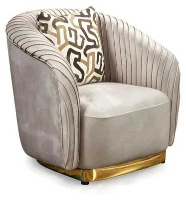 Produktbild von Einzelsessel Sessel Relaxsessel Lesesessel Clubsessel Loungesessel Beige
