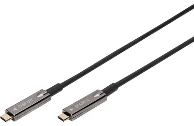 Obrázek produktu pro Digitus AK-330160-200-S, 20 m, USB C, USB C, USB 3.2 Gen 1 (3.1 Gen 1), Černá