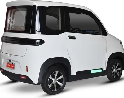 Produktbild von E-Kabinenroller Urban Hopper Twin Plus 4-Rad Mini für 2 Personen, 45 km/h, 4KW, Reichweite 85 km, Klimaanlage, Heckklappe, Fahrzeugfarbe:Weiss