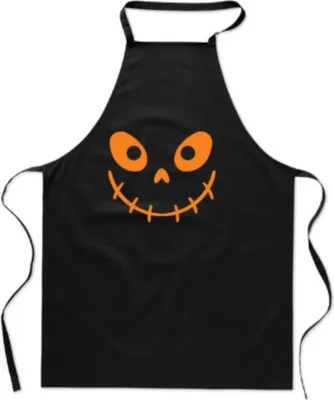Produktbild von FARTUCH KUCHENNY z nadrukiem HALLOWEEN Straszny Śmieszny Uśmiech Dynia