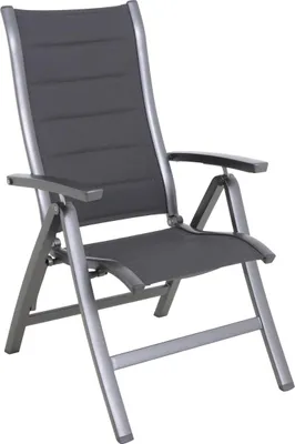 A single outdoor chair.