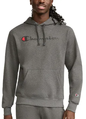 Produktbild von Champion Herren Sweatshirt Graphic Powerblend Fleece Hood, Granit Heather-y06794