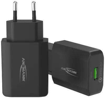 Obrázok produktu pre ANSMANN 1001-0099 ANSMANN USB adaptér HOME CHARGER 130Q, čierny
