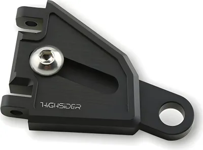 Produktbild von HIGHSIDER CNC Alu Lampenhalter EXTEND, schwarz, längenverstellbar für