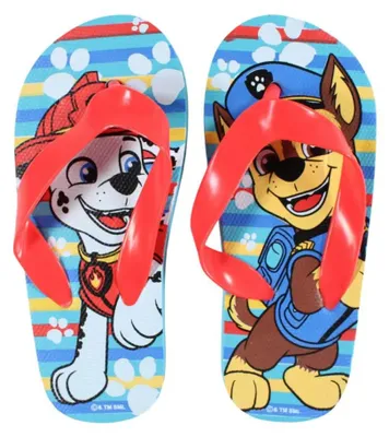 Produktbild von Paw Patrol Chase Kinder Flip Flops Zehentrenner Sandalen Latschen – Bunt / 27/28