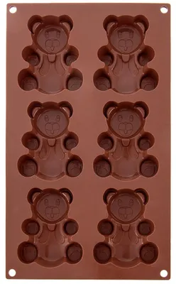 Produktbild von Silikonform für Kekse, Plätzchen, Cupcakes, Teddybären