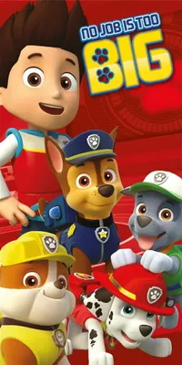 Productafbeelding van Paw Patrol Strandhanddoek 140x70 cm