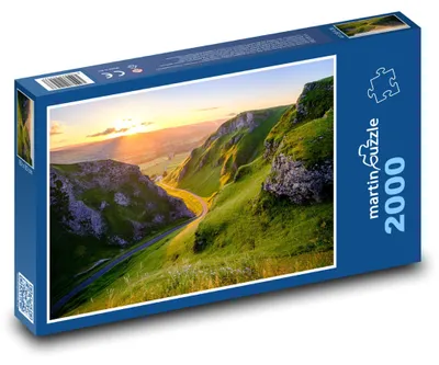 Obrázok produktu pre Puzzle 2000 Západ slnka nad údolím - martinpuzzle