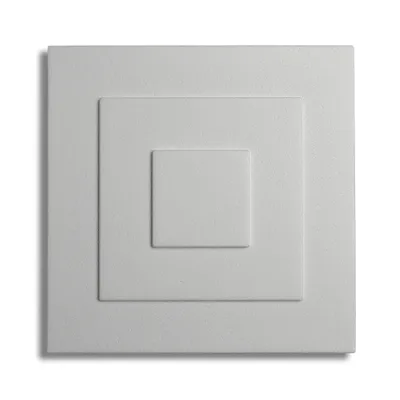 Produktbild von Decosa Rosette Yvonne, weiß, 32 x 32 cm - 1 Stück