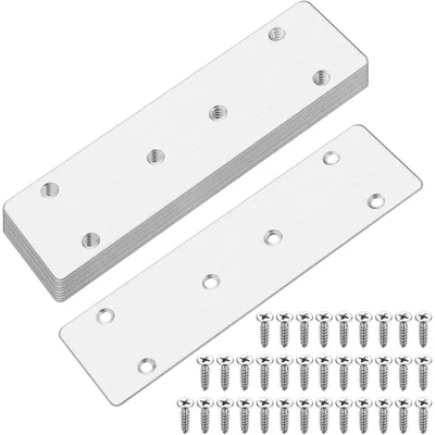 Productafbeelding van Verbindingsplaat van roestvrij staal, geschikt voor balkverbindingen, type Argent, afmetingen 170x48 mm