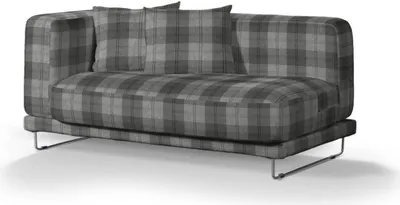 Produktbild von Dekoria Bezug für Tylösand 2-Sitzer Sofa nicht ausklappbar, grau-anthrazit, Bezug für Tylösand 2-Sitzer