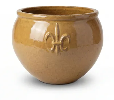 Zdjęcie produktu dla Doniczka ceramiczna Provencelia CLOVIS Ochra, Ø53 cm x H43 cm, mrozoodporna