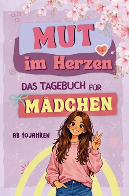Produktbild von Mut im Herzen - Tagebuch für Teenager Mädchen